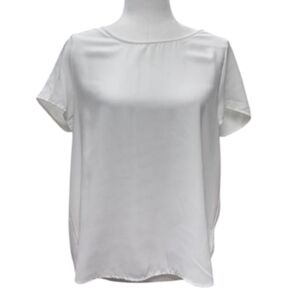 The Limited White Short Sleeve Blouse